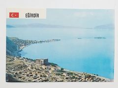 Eğridir genel görünüş / Başak kart - Kartpostal