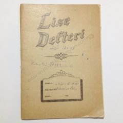 Lise defteri  13 - Efemera