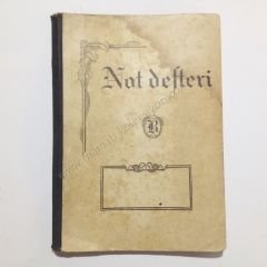 Not defteri - Sarı sayfalı  15 - Efemera
