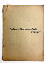 Yapıların Özel Periyotlarının Tayini - Adnan ÇAKIROĞLU - Kitap