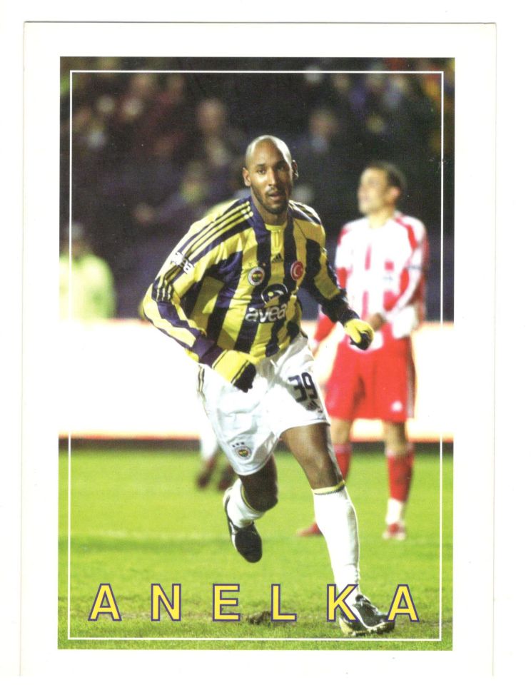 Nicolas Anelka / Fenerbahçe Futbolcu Kartları - 1