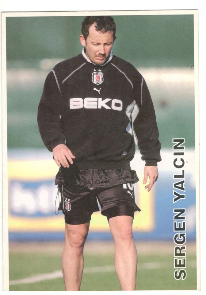 Sergen YALÇIN - Beşiktaş Futbolcu Kartları