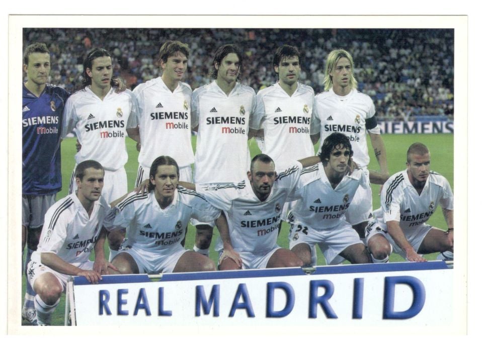 Real Madrid Futbol Takımı - Futbolcu Kartları