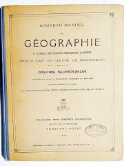 Nouveau Manuel de Geographie - Enclos S. Benoit CONSTANTİNOPLE / Kitap