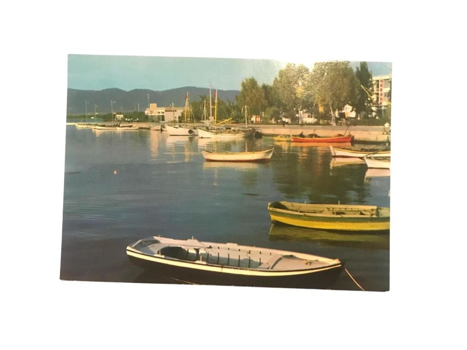 Muğla Fethiye Limanı - 1970'li yıllara ait kartpostal / Arkası yazısız