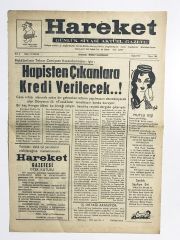 Hareket Günlük Siyasi Gazete İZMİR - 14 Mart 1969