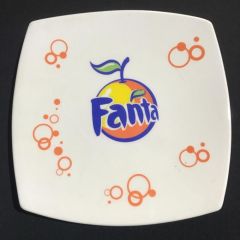 Fanta meşrubat - Porselen para üstü tabağı