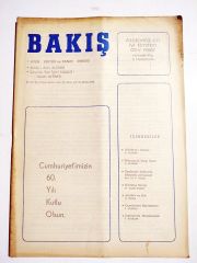 Sayı: 477 / Bakış aylık Kültür Sanat Dergisi