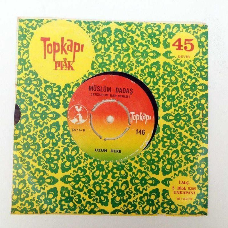Müslüm DADAŞ / Erzurum Bar Serisi - Daldalar - Uzun dere / 45'lik Plak