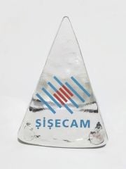 Şişe Cam 55. yıl hatırası - Cam kağıt ağırlığı