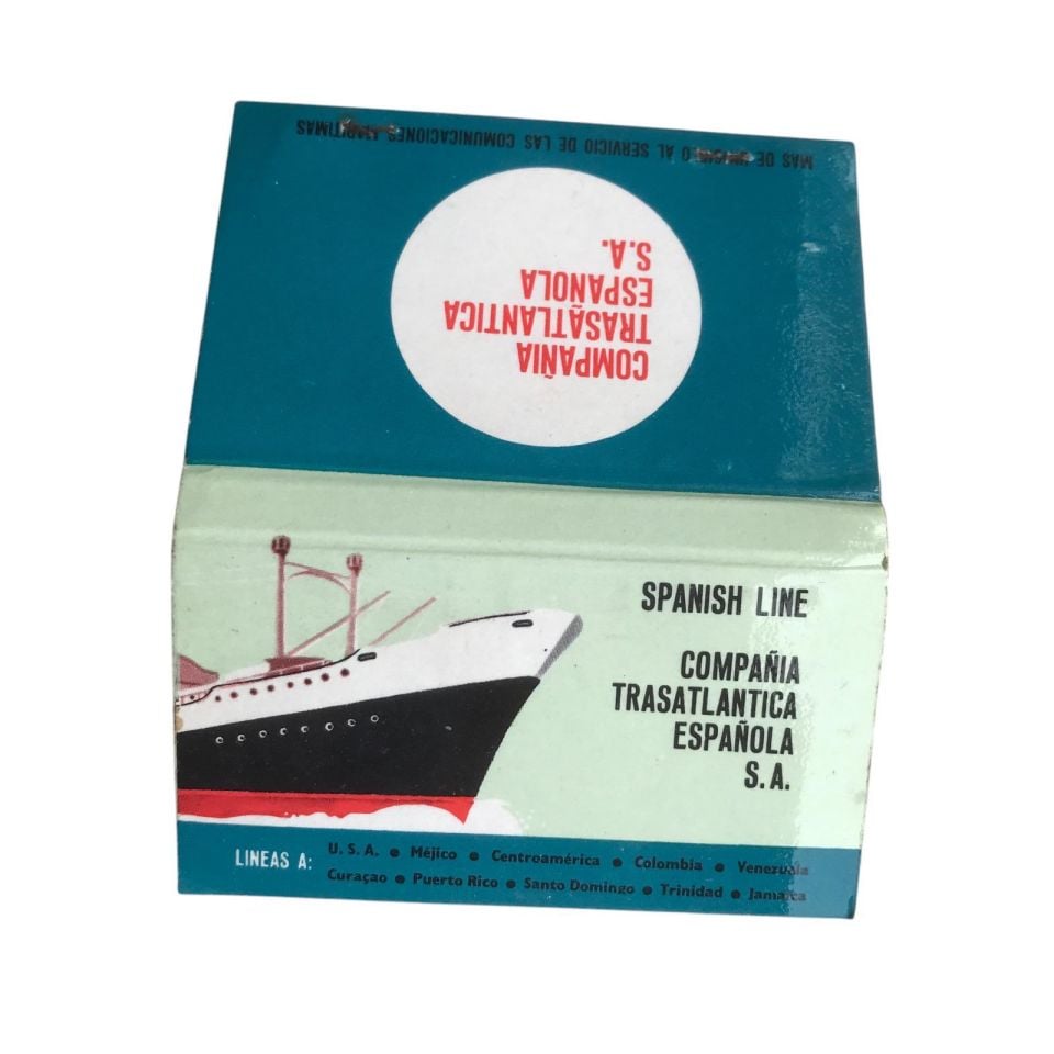 Spanish Line Compania Translantica Espanola / Eski Kibrit