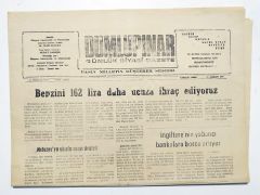 Dumlupınar günlük siyasi gazete, 10 Temmuz 1985 Kütahya - Eski Gazete