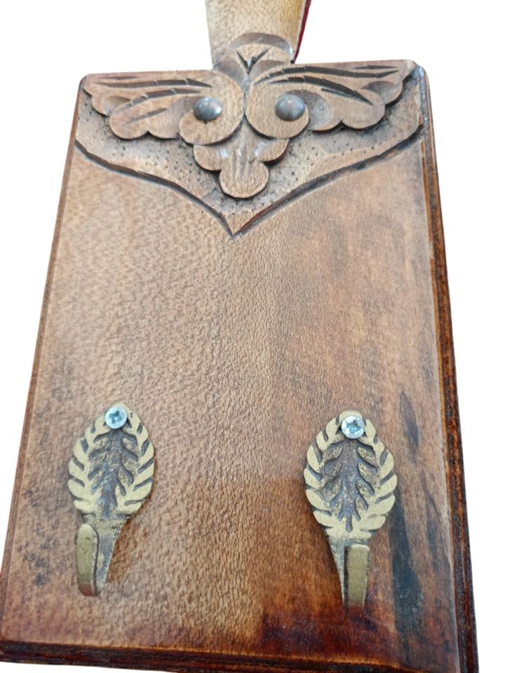 Ahşap mutfak askısı 1970'lerden