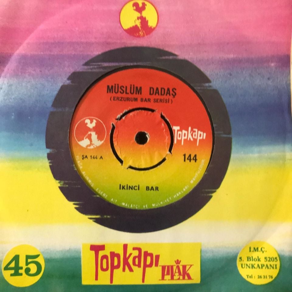 Müslüm DADAŞ / Aşırma - İkinci bar - / Erzurum Bar Serisi - 45'lik Plak