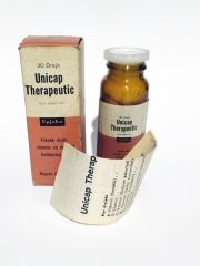 Unicap Therapeutic - Eczacıbaşı İlaç Sanayi  / Eski ilaç şişesi
