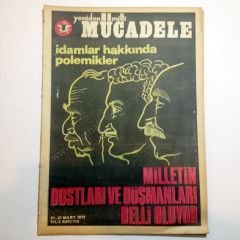 Yeniden Milli Mücadele dergisi - Sayı:112 Siyasi dergiler, İdamlar hakkında polemikler 21 - 27 Mart 1972 - Kitap