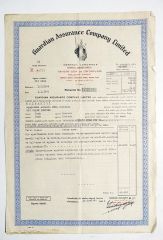 Guardian Assurance Company Limited - Sigorta poliçesi