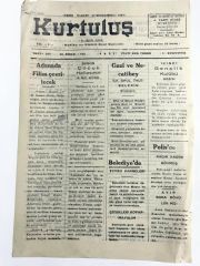 Manisa Kurtuluş Gazetesi 28 Nisan 1942
