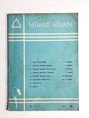 Mimar Sinan Dergisi Sayı:16 / 1974 - Dergi
