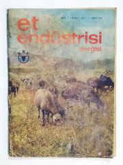 Et Endüstrisi dergisi Sayı:1 - 1966 - Dergi