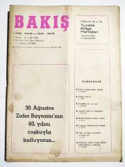 Sayı: 475/8 - Bakış aylık Kültür Sanat Dergisi