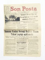 Son Posta gazetesi 19.8.1981 SAMSUN - Eski Gazete