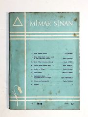 Mimar Sinan Dergisi Sayı:17 / 1975 - Dergi