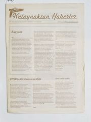 Sayı:31 - 1989 Kelaynaktan haberler - Dergi