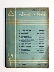 Mimar Sinan Dergisi Sayı:19 / 1976  - Dergi
