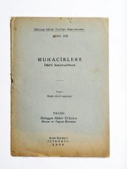 Muhacirlere ilahi borcumuz / Ömer Fevzi MARDİN - Kitap