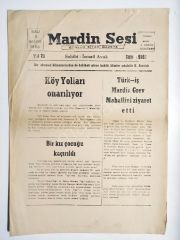 Mardin Sesi gazetesi 3 Mayıs 1988 - Eski Gazete