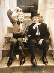 ''King's road Laurel and Hardy'' - Mary Tyler Moore / 3 adet Lobi, fotoğraf - 13x18