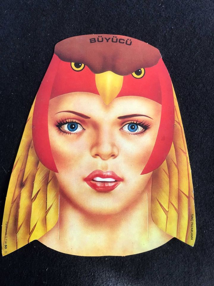 Büyücü - He-Man / Karton maske - Tunç Pazarlama / 1980'ler
