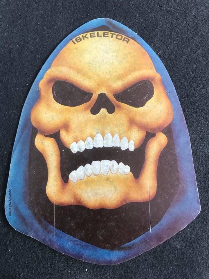 İskeletor - He-Man / Karton maske - Tunç Pazarlama / 1980'ler