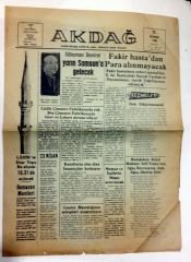 Akdağ gazetesi - 23 Nisan 1988  Ladik - Akdağ - Efemera