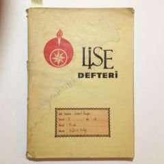 Lise defteri  72 - Efemera
