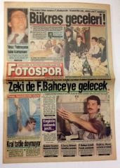 Fotospor gazetesi - 19 Haziran 1991 - Efemera