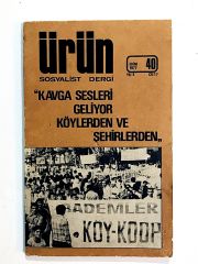 Ürün Sosyalist Dergisi Sayı:40 / 1977 - Dergi