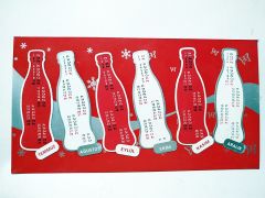 Coca Cola - Mıknatıslı takvim