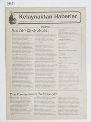 Sayı:33 - 1989 Kelaynaktan haberler - Dergi