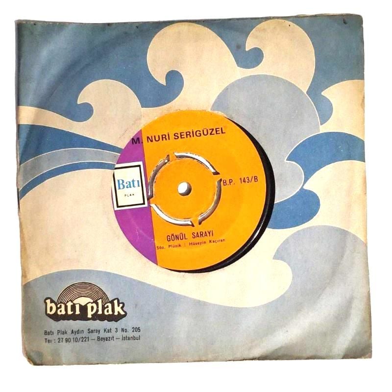 Kanlı Fırat nehri - Gönül sarayı / Nuri SERİGÜZEL - 45'lik Plak