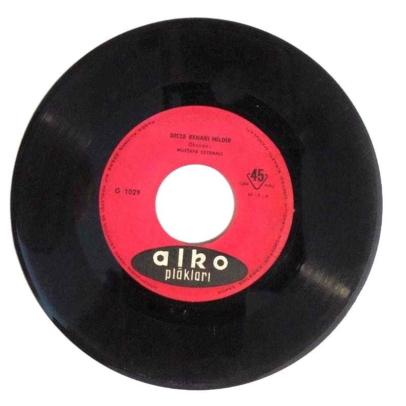 Dicle kenarı mildir - Hidayda hidayda / Mustafa CEYHANLI - 45'lik Plak
