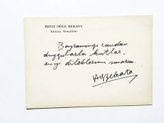 Hıfzı Oğuz BEKATA / Bayram tebriği- Efemera
