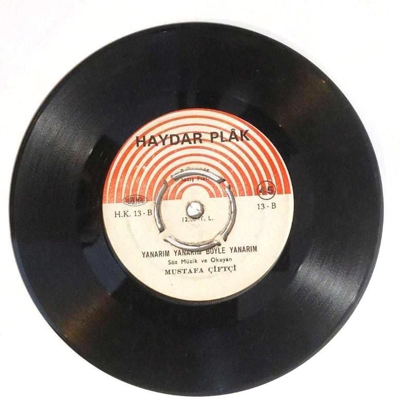 Bülbül havalanmış yüksekten uçar - Yanarım yanarım böyle / Mustafa ÇİFTÇİ - 45'lik Plak