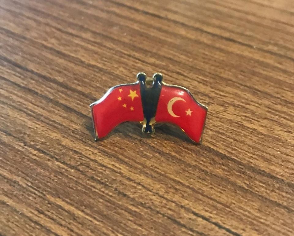 Türkiye * Çin - Bayraklı rozet