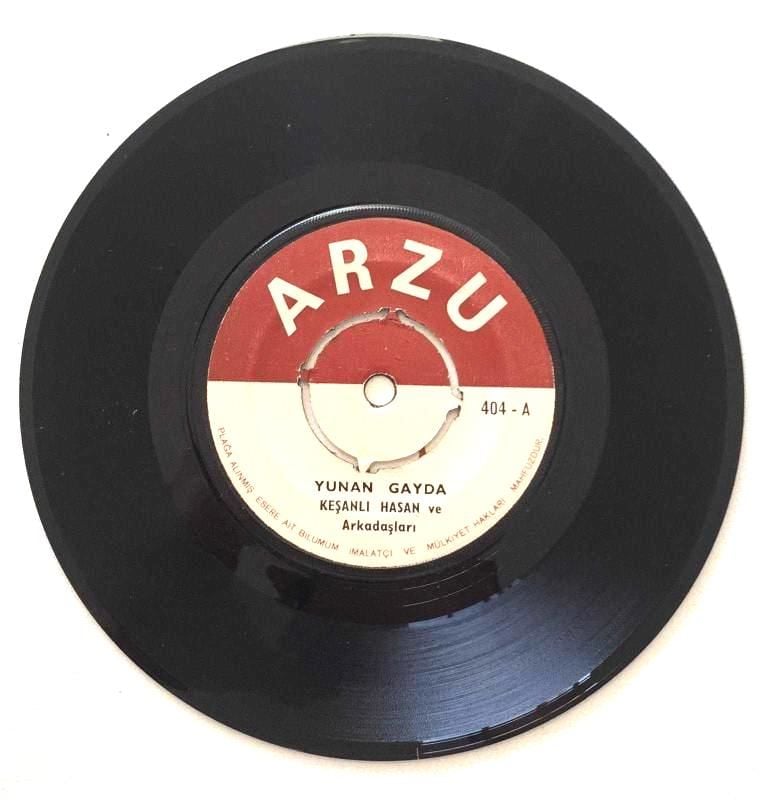 Yunan Gayda - Veli Ağa Oyun Havası  / Keşanlı Hasan  Ve Arkadaşları - 45'LİK PLAK