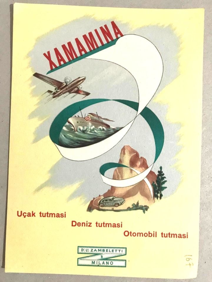 Xamamina - Zambeletti Milano / Reklam Kart