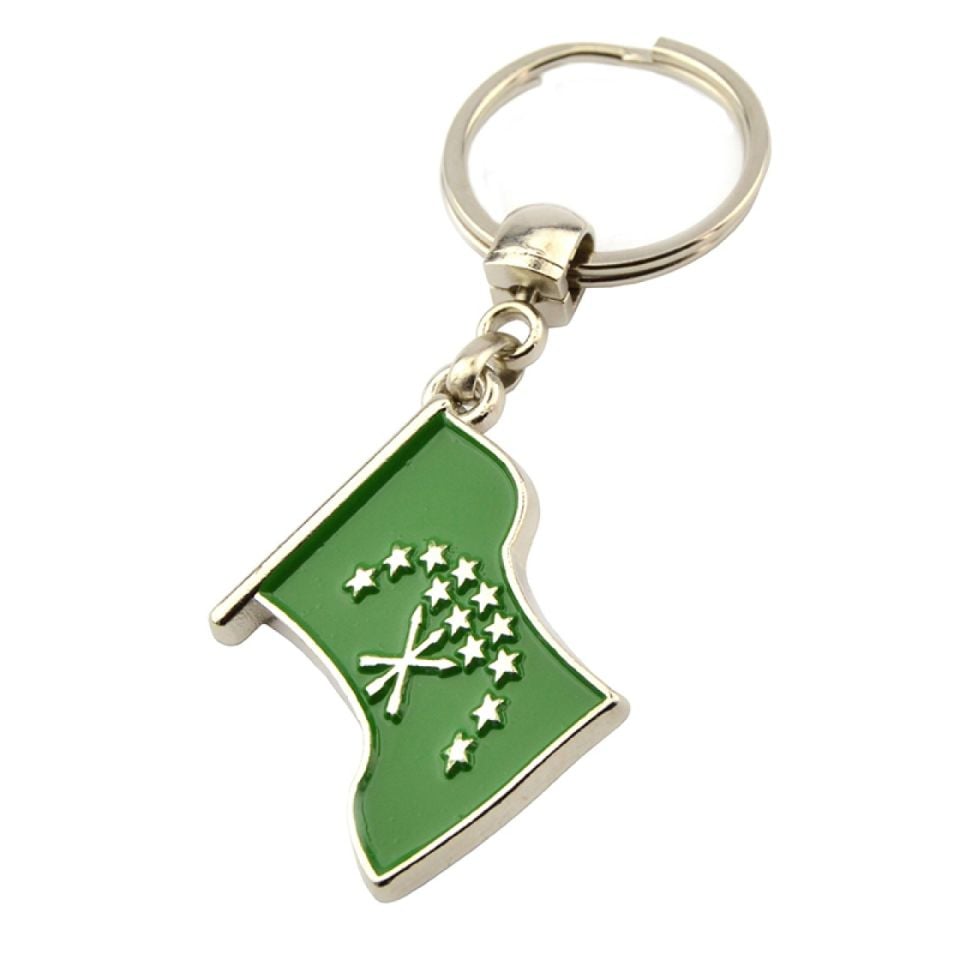 Adige - Dalgalı bayrak anahtarlık