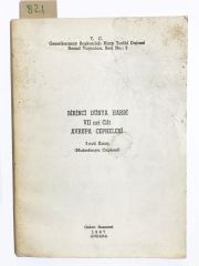 BİRİNCİ DÜNYA HARBİ VII'NCİ CİLT AVRUPA CEPHELERİ 3'NCÜ KISIM MAKEDONYA CEPHESİ