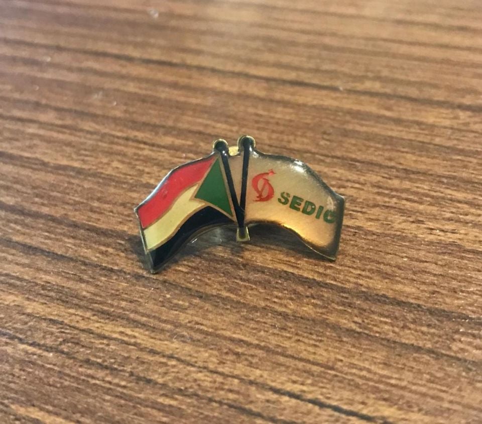 Sedic - Filistin bayraklı rozet